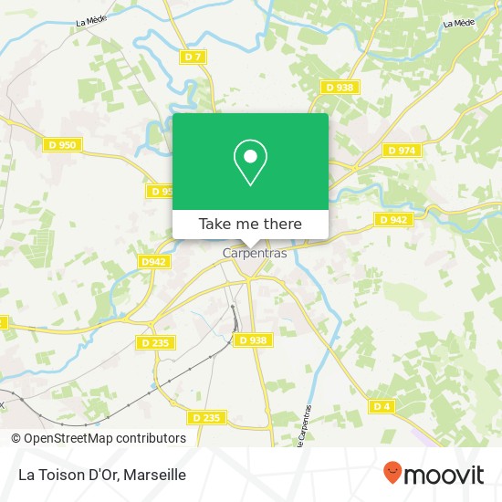 La Toison D'Or map