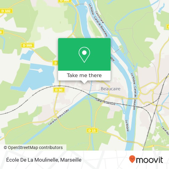 École De La Moulinelle map