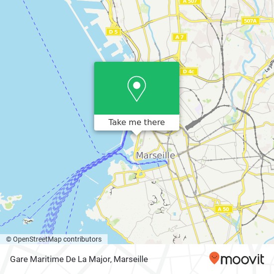 Gare Maritime De La Major map