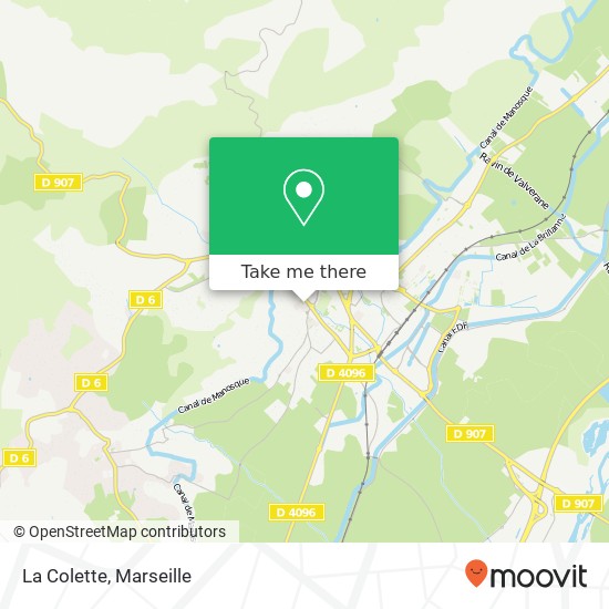 La Colette map