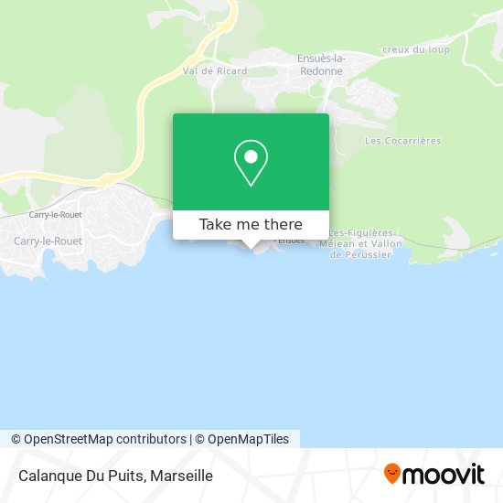 Calanque Du Puits map
