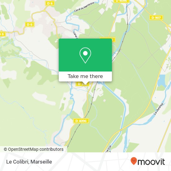 Le Colibri map