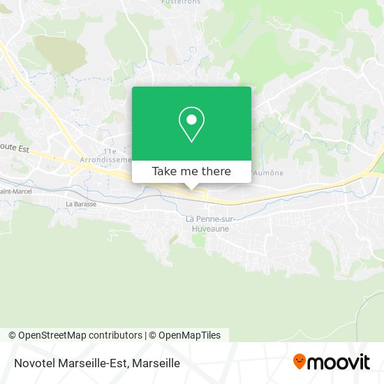 Novotel Marseille-Est map