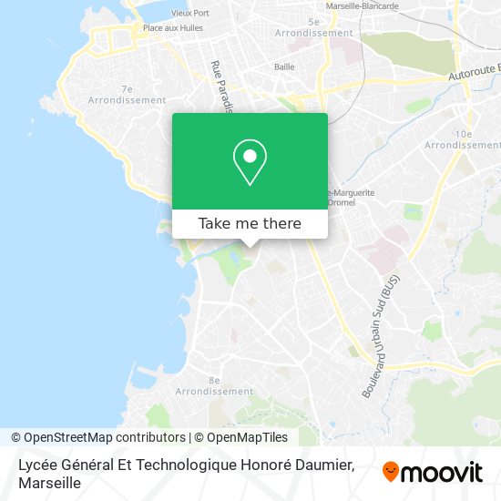 Lycée Général Et Technologique Honoré Daumier map