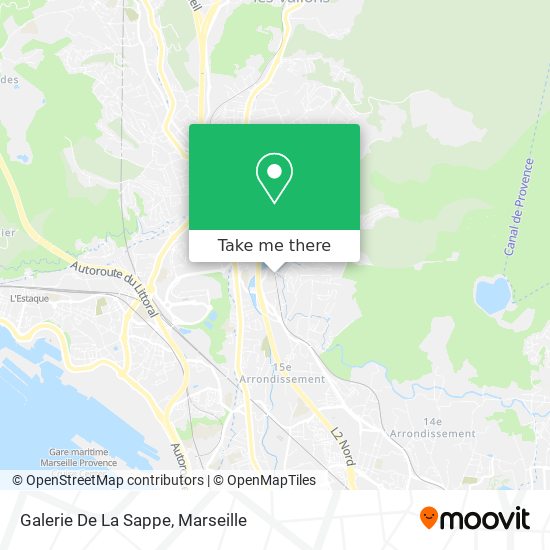 Galerie De La Sappe map