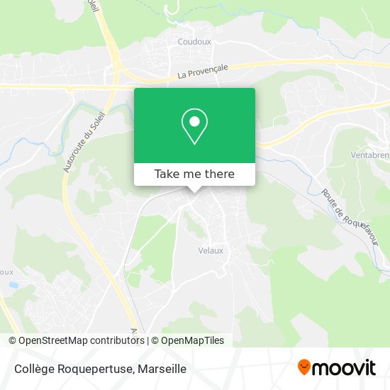 Collège Roquepertuse map