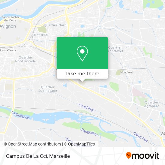 Campus De La Cci map