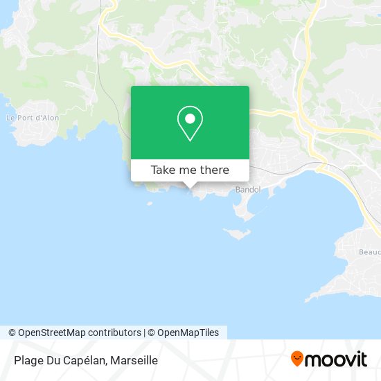 Plage Du Capélan map