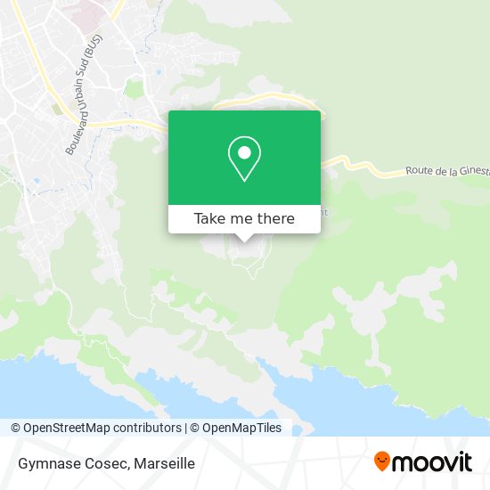 Gymnase Cosec map