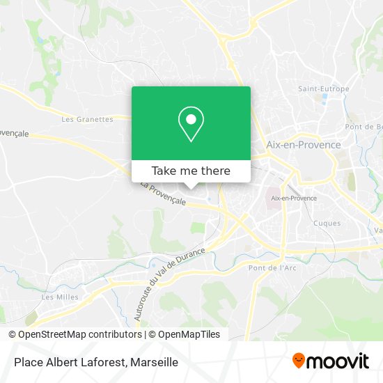 Mapa Place Albert Laforest