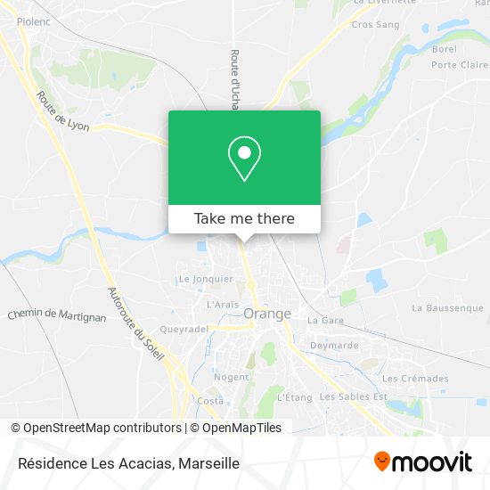 Résidence Les Acacias map