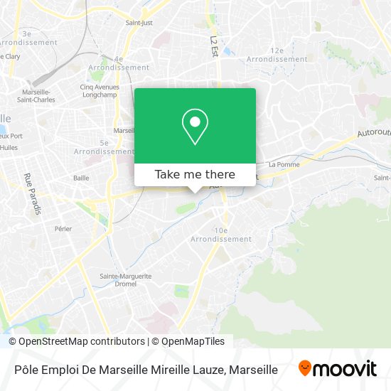 Mapa Pôle Emploi De Marseille Mireille Lauze