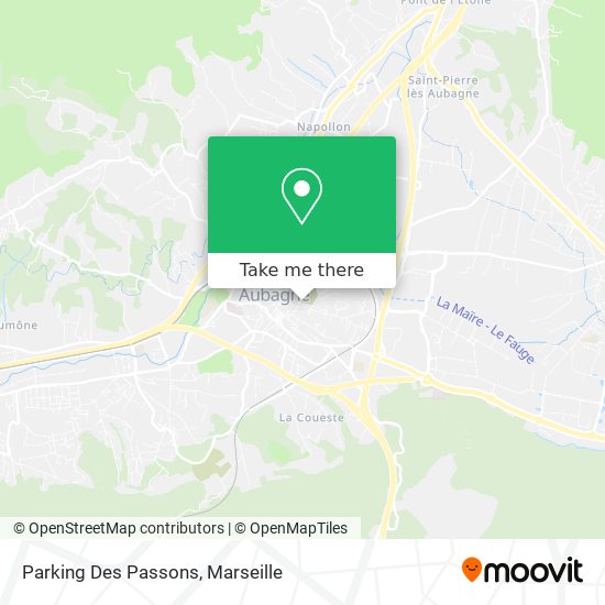 Parking Des Passons map