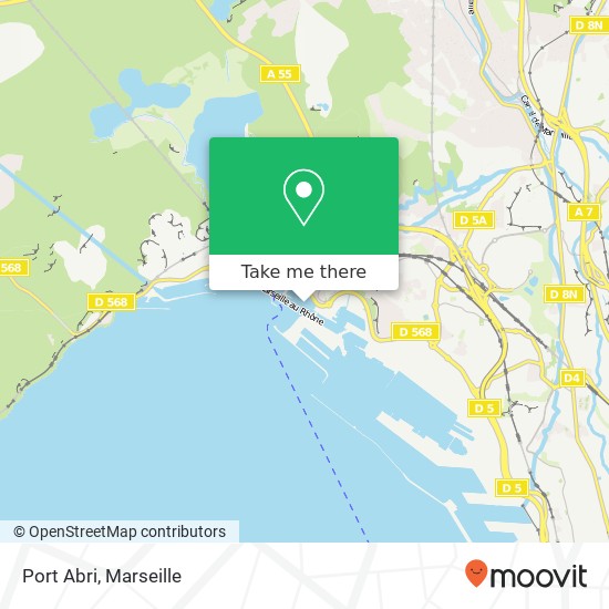 Mapa Port Abri