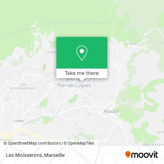 Les Moisserons map