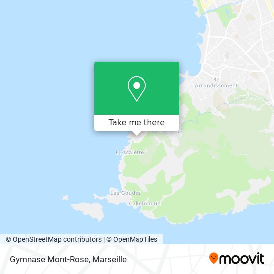 Gymnase Mont-Rose map