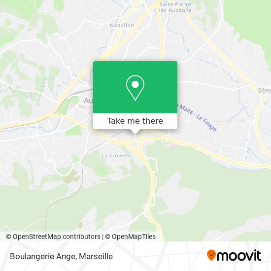 Boulangerie Ange map
