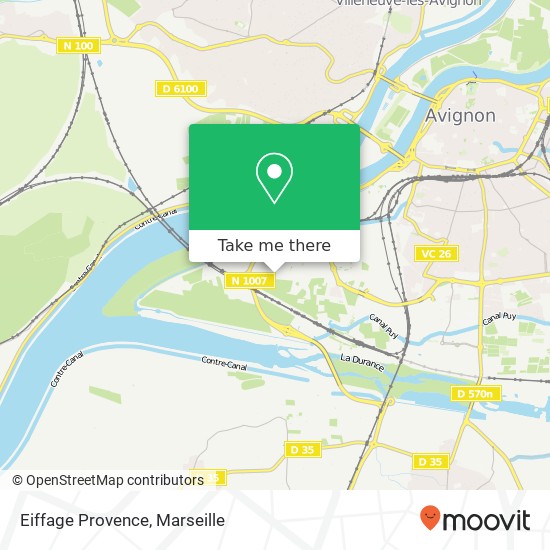 Mapa Eiffage Provence