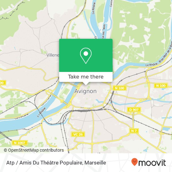Atp / Amis Du Théâtre Populaire map