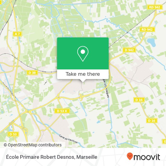 Mapa École Primaire Robert Desnos