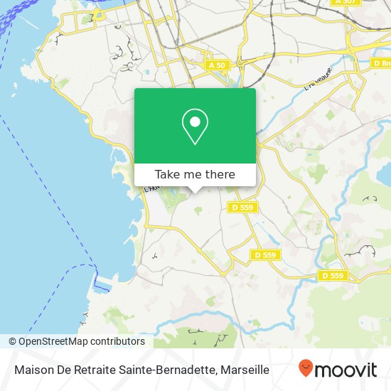 Maison De Retraite Sainte-Bernadette map