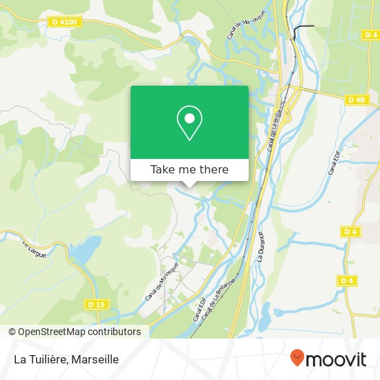 Mapa La Tuilière