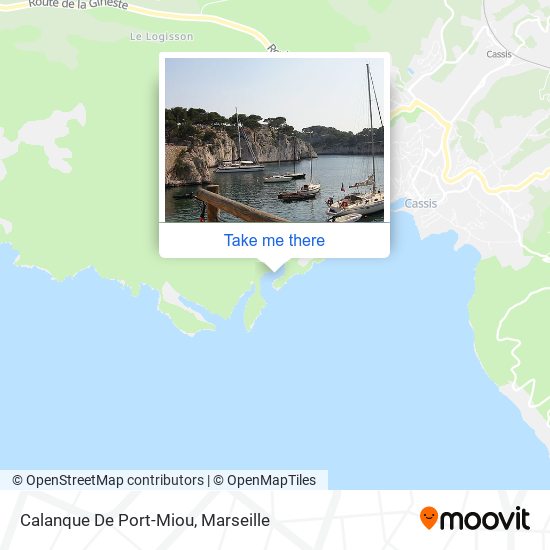Mapa Calanque De Port-Miou