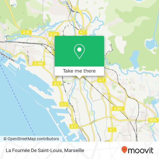 La Fournée De Saint-Louis map
