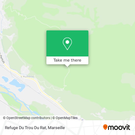 Refuge Du Trou Du Rat map