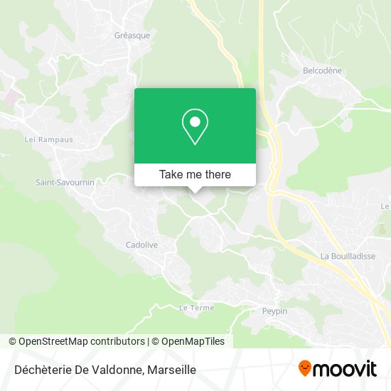 Déchèterie De Valdonne map