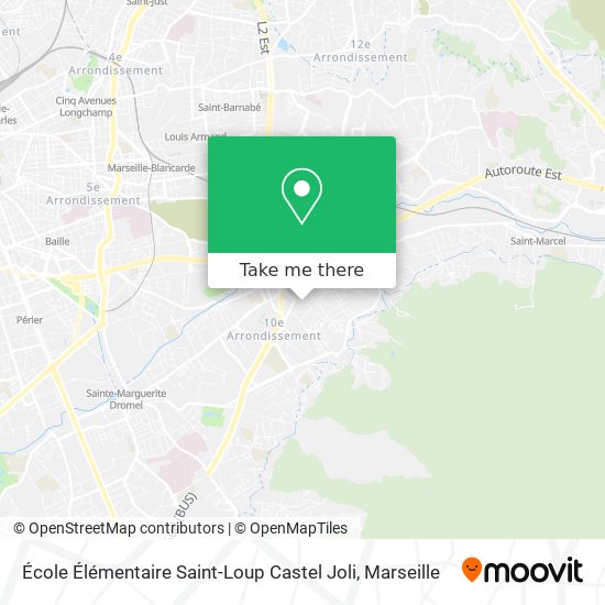 École Élémentaire Saint-Loup Castel Joli map