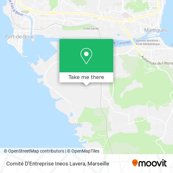 Comité D'Entreprise Ineos Lavera map