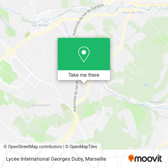 Lycée International Georges Duby map