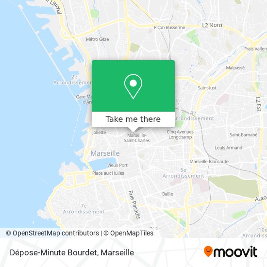 Dépose-Minute Bourdet map