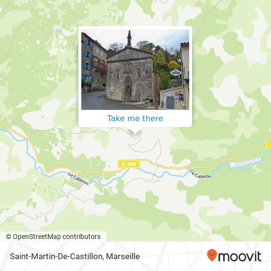 Saint-Martin-De-Castillon map