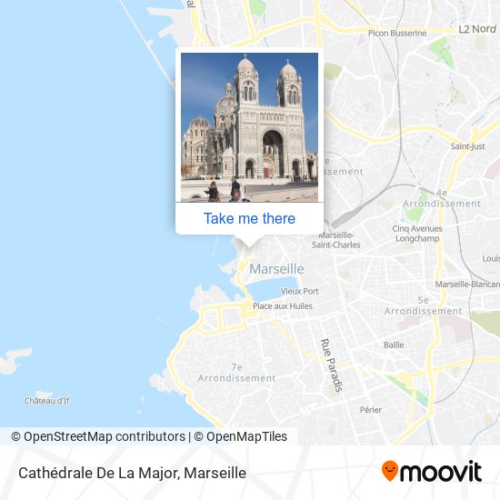 Cathédrale De La Major map