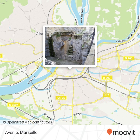 Avenio map