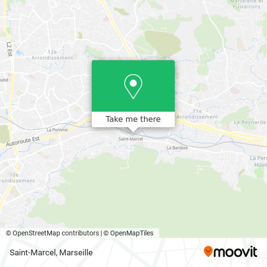 Saint-Marcel map