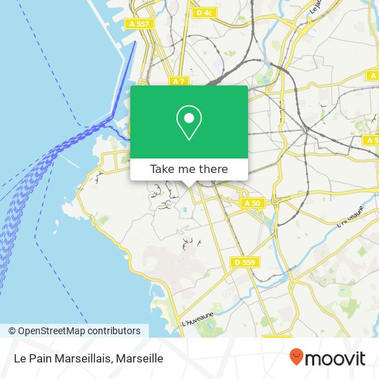 Le Pain Marseillais map