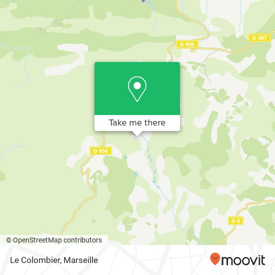 Mapa Le Colombier