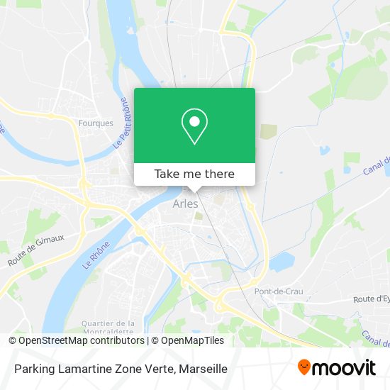 Mapa Parking Lamartine Zone Verte