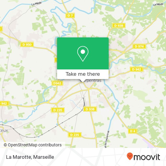 Mapa La Marotte