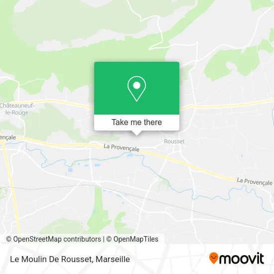 Le Moulin De Rousset map