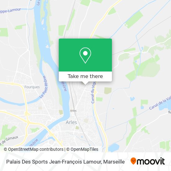 Mapa Palais Des Sports Jean-François Lamour