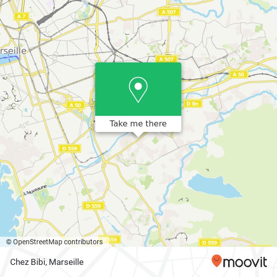 Chez Bibi map