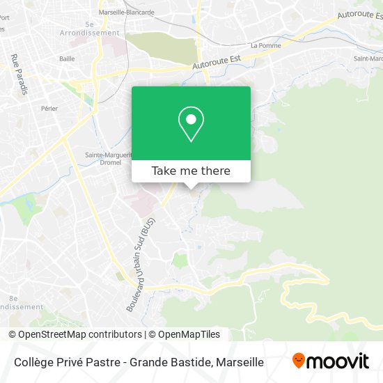 Collège Privé Pastre - Grande Bastide map