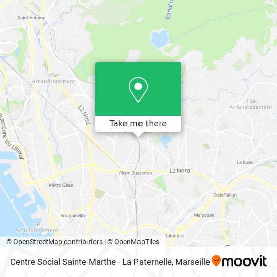Centre Social Sainte-Marthe - La Paternelle map