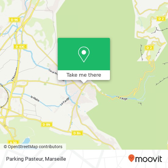 Parking Pasteur map