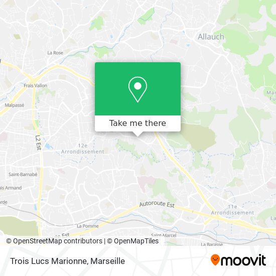 Trois Lucs Marionne map
