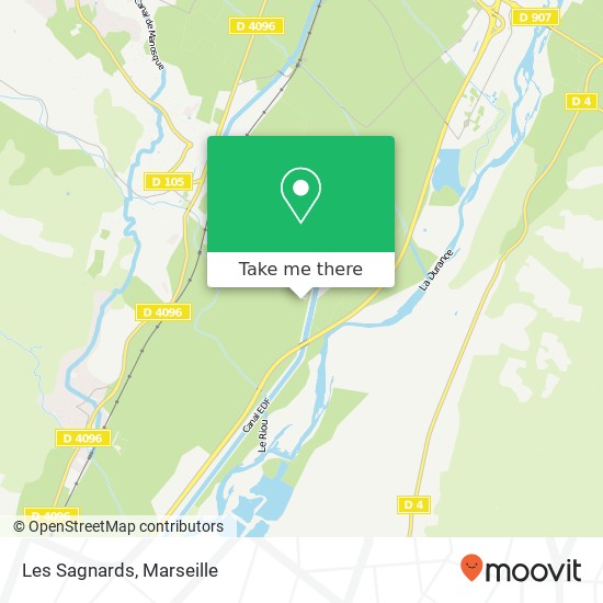 Les Sagnards map